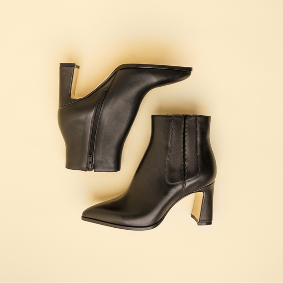 Black Calf Leather Bold Block Ankle Boot 
UK 36.5/ US 6.5 - Picture 11 of 13